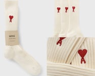 Ami Paris 3-ER Pack of Socks Three Gift Set De Heart Offwhite 35-38