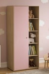 Junior Vida Neptune 1 Door Wardrobe With Shelves Storage Bedroom Furniture