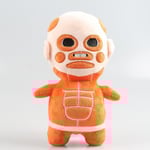 25cm Chibi Titans 2 Plyschleksak Cartoon Animation Attack On Titan Söta Stoppade Mjuka Leksaksdockor Julgåva För Barn Pojkar
