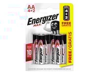 Energizer Max Aa-Batteri Alkali-Mangan 1.5 V 6 Stk