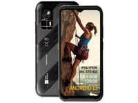 Agm H6 Lite, 16,6 Cm (6.52"), 8 Gb, 128 Gb, 50 Mp, Android 13, Svart, Grå