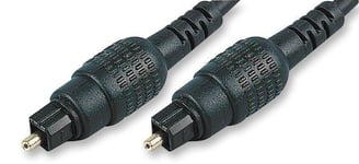 PRO SIGNAL - TOSLink Optical Audio Lead with 5mm Cable, 3m Black