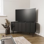 https://furniture123.co.uk/Images/HLM005_3_Supersize.jpg?versionid=32 Small Black Oak Corner TV Unit with Storage - TV's up to 43 Helmer
