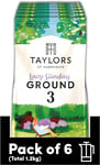 Taylors of Harrogate Lazy Sunday Ground Coffee, 200 G (Pack of 6 - Total 1.2Kg)