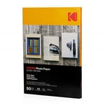 Kodak Supplies 185Z000860 Photo paper A4 50 Sheets 180gr glossy Single