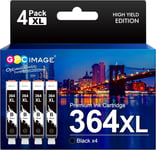 GPC Image Multipack Ink Cartridges Replacement for HP 364XL 364 Compatible with 