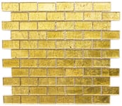 mosaik ws foil brick cryst uni gold struct 8mm 2,3x4,8