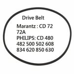 Marantz CD-72 CD-72A CD-850 CD 630 CD 620 CD 608 CD 614 Drive Belt rubber belt