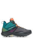 Merrell Womens Mqm 3 Goretex Mid Hiking Boots - Orange/Green