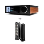 "Amplificateur hi-fi Cambridge EVO 150 Noir + Enceinte colonne Focal Aria 936 Black High Gloss Vendue par paire"