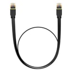 Baseus Fast RJ45 Cat 7 Nätverkskabel 0.5m - Svart - TheMobileStore Nätverkskabel