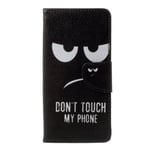 Don't Touch My Phone - Plånboksfodral Till Sony Xperia L1