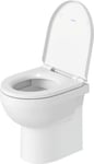 Duravit No.1 toilet, uden skyllekant, hvid højglans