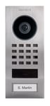Doorbird D1101V (PoE) Video ringeklokke med kamera (Modell: Innfelt, Farge: Stainless steel / Standard)