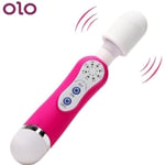 16 Speed Vibrator Vibrerande AV Stick Wand Clitoris Stimulator Massager G Spot Sexleksaker för kvinna - Röd typ