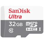 SanDisk Ultra - Flash-minneskort (adapter, microSDHC till SD