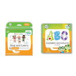 LeapFrog LeapStart Level 1 (Nursery) CoComelon Sing and Learn Book & 460603 Alphabet Adventures Activity Book 3D,