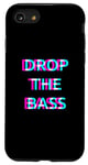 Coque pour iPhone SE (2020) / 7 / 8 Drop The Bass Techno EDM Music Festival Raver Dance Rave