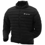 FROGG TOGGS Men's Standard Co-Pilot Insulated Puff Jacket, Black, Large