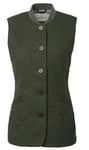 Chevalier Allington Fill100 Tweed Vest Dam - Dark Green 34