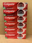 6 x Colgate Max White Luminous Whitening Toothpaste (6x75ml) - New