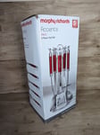 Morphy Richards Accents 5 Piece Tool Set - Red
