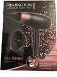 Remington Rose Shimmer Hair Dryer 2200W Hairdryer with Diffuser NEW