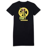 X-Men Rogue Bio Drk Women's T-Shirt Dress - Black - XXL