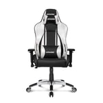 "Chaise Gaming AkRacing Série Masters Premium Argent"