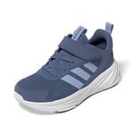 adidas Ozelle Running Lifestyle Elastic Lace with S Sneakers, Crew Blue/Blue Dawn/FTWR White, 5 UK