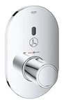 GROHE Eurosmart Cosmopolitan E Special 36456000 Infrared Electronics for Shower Thermostat (Wall Mounted, Safety End Stop, Thermal Disinfection), Chrome