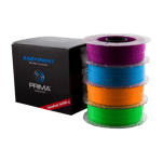 PrimeCreator EasyPrint Neon PLA 3DPrinter Filament 4x 500 g