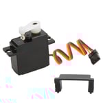 Digital Servo Lågbruskänslig plaststyrväxel med arm för WLtoys 124016 124017 144010 1/14 RC-bilar