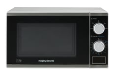 Morphy Richards 800W Solo Standard Microwave - Silver