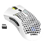 M600 Trådløs mus - 7 knapper & LED lys - Hvid