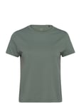 Essential Block Seamless Tee Sport T-shirts & Tops Short-sleeved Green Casall