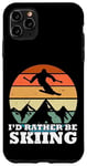 iPhone 11 Pro Max Ich wäre lieber Skiing - Freerider Skier Ski Touring Ski Case