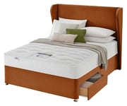 Silentnight Double Eco 2 Drawer Divan Bed - Amber