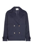 ONLY Onlgina Orchid Trenchcoat Short Cs Otw Blå