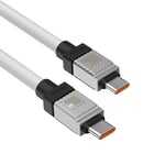 Baseus CoolPlay USB-C - USB-C Kabel 100W, 1m - Vit