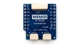 WeMos/LOLIN TFT I2C Connector Shield for WEMOS D1 mini 1xTFT and 2xI2C Connector