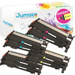 8 Toners cartouches d'impressions type Jumao compatibles pour Samsung CLX 3175