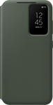 Samsung Clear View Cover -suojakuori Galaxy S23 -puhelimelle, Tummanvihreä