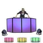 DJ FAÇADE WHITE + 2 PAR LED DMX PROJECTEURS idéal pour mettre en valeur votre MATOS SONO, PLATINES PIONEER CONTRÔLEUR PC, PA DJ MIX
