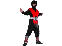 GoDan Ninja-dräkt röd lux universal