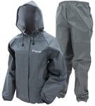 FROGG TOGGS Women's Ultra-Lite2 Waterproof Breathable Protective Rain Suit, Carbon, X-Large