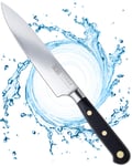 Taylors Eye Witness Oxford Professional Medium Chef Knife - 15cm/6” Full Tang Blade, Taper Ground Stainless Steel. Traditional Triple Brass Rivet Comfort Handle. Razor Sharp.