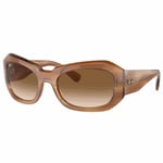 Ray-Ban Beate Clear Gradient Brown