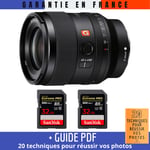 Sony FE 35mm f/1.4 GM + 2 SanDisk 32GB Extreme PRO UHS-II SDXC 300 MB/s + Guide PDF ""20 TECHNIQUES POUR RÉUSSIR VOS PHOTOS