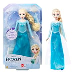 Disney Frozen Singing Elsa Doll, Frozen Elsa in Signature Clothing, Collectible Fashion Doll, Poseable Doll with Button that Sings Let It Go Song, Toys for Ages 3 and Up, German Version, HMG32